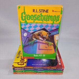 Goosebumps Vintage 4 Book Set 17-20 Stine Paperback Kids Novel Apple Scholastic